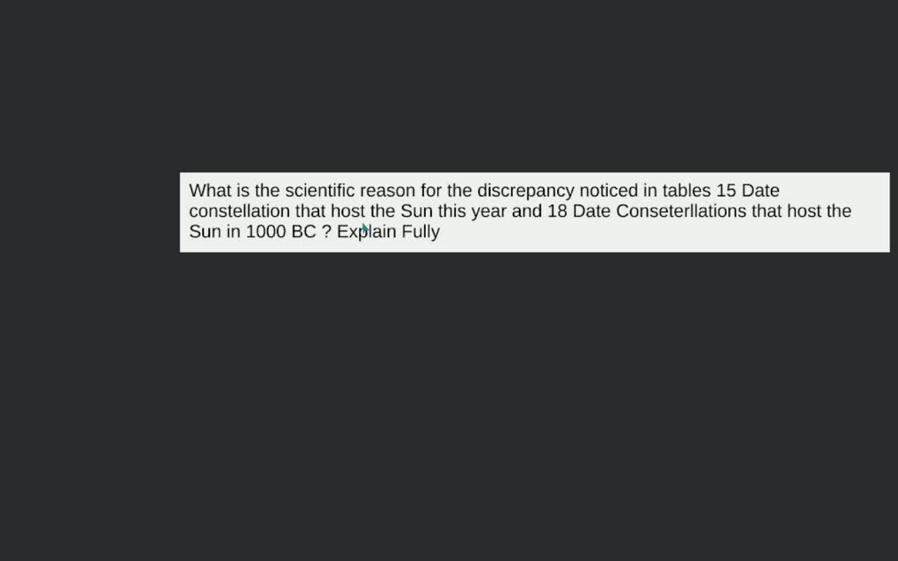 What is the scientific reason for the discrepancy noticed in tables 15 Da..